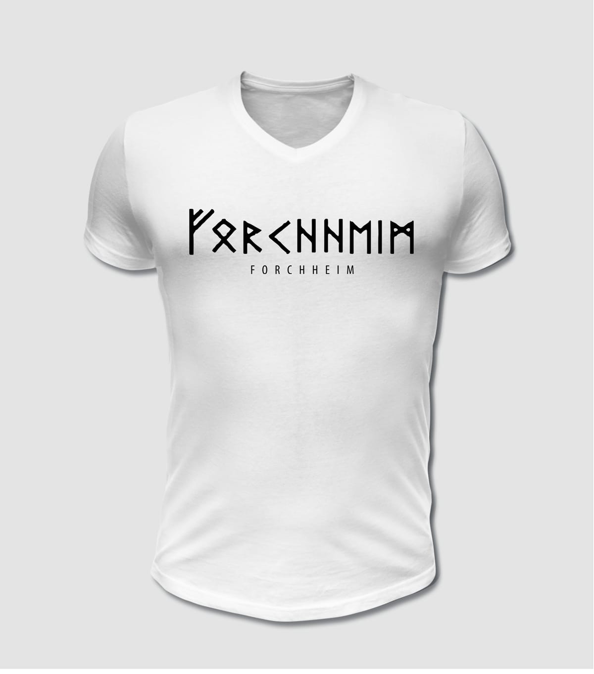 Runen T-Shirt Stadt Forchheim Oberfranken Textildruck