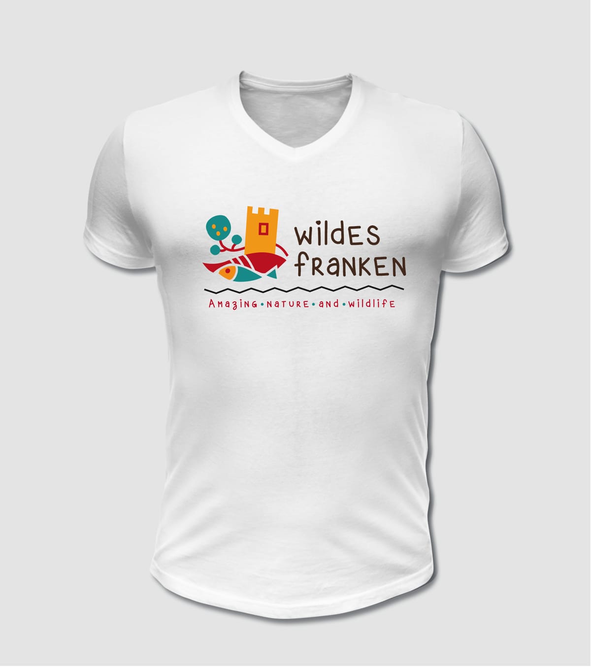 Wildes Franken T-Shirt für Tourismus und Wanderer der Fränkische Schweiz